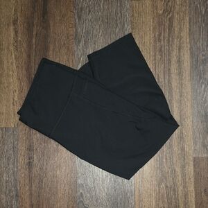 Cropped Black High-Rise Leggings